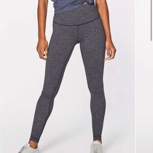 LULULEMON Wunder Under leggings Tight size 6 grey